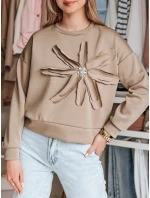 Dámská oversize mikina s květinami  Dstreet model 21986560 - FashionStreet