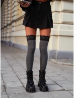 Ponožky Milena 1085 so širokou čipkou 37-41