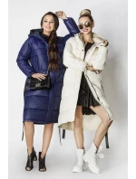 DŁUGA KURTKA ZIMOWA Z  GRANATOWA model 21242823 - Ann Gissy