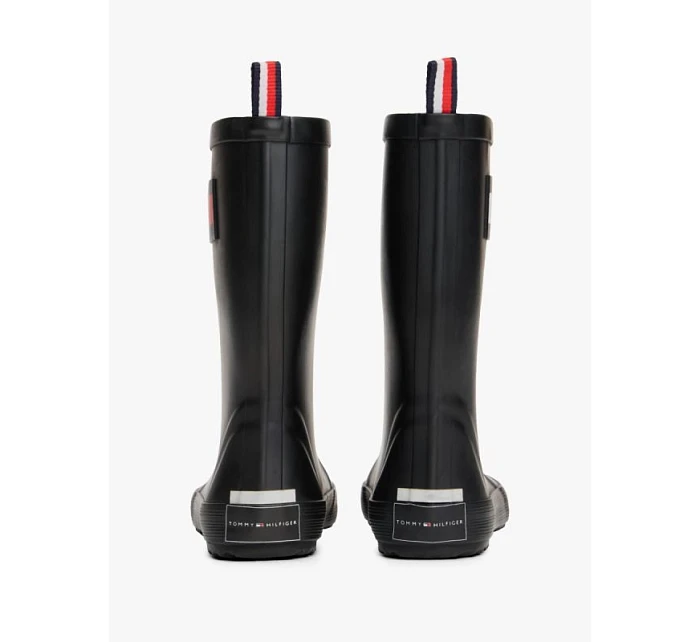 Tommy Hilfiger wellingtons FLAG RAIN BOOT T3XC-33923-0047999 BLACK