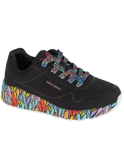 Skechers Uno Lite – Subtle Love 314088L-BKMT Černé 31 Skechers Uno Lite – Subtle Love 314088L-BKMT Černé 31
