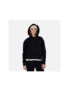 Dámska mikina ROSSIGNOL W WATERFALL H RELAX SWEATSHIRT, čierna, dámska