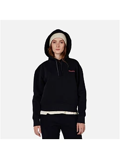 Dámska mikina ROSSIGNOL W WATERFALL H RELAX SWEATSHIRT, čierna, dámska