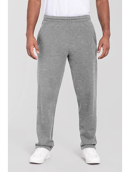 Fruit of the Loom Iconic 250 Joggingové nohavice s otvoreným lemom 16.4064 athletic heather Fruit of the Loom Iconic 250 Joggingové nohavice s otvoreným lemom 16.4064 athletic heather