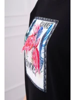 Halenka s 3D grafikou model 18743996 černá - K-Fashion Halenka s 3D grafikou model 18743996 černá - K-Fashion