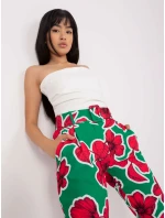 Spodnie DHJ SP model 18650848 zielony - FPrice Spodnie DHJ SP model 18650848 zielony - FPrice