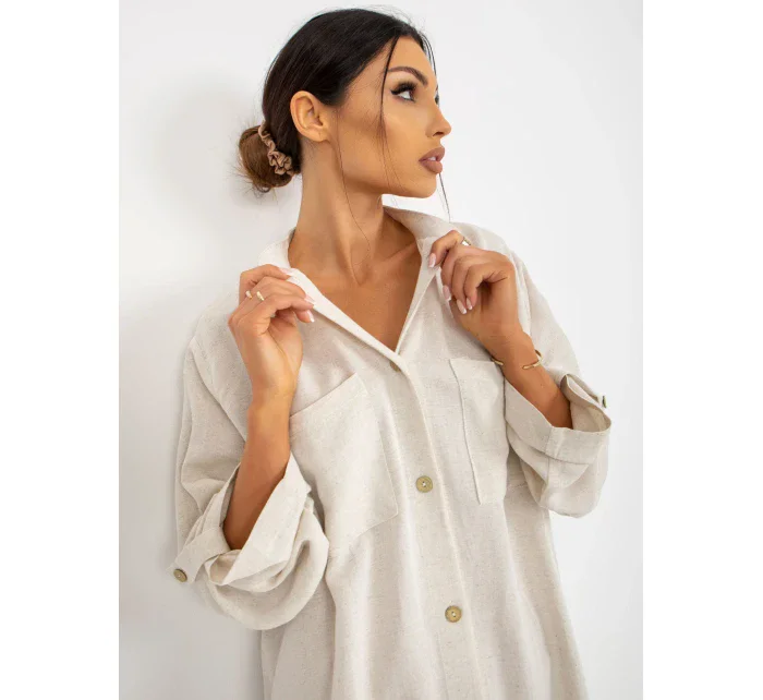 TW SK BE 199D šaty.85P svetlo béžová