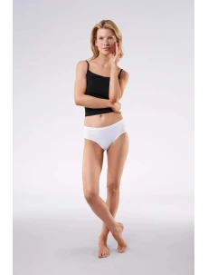 Jednoduché nohavičky biele - Julimex