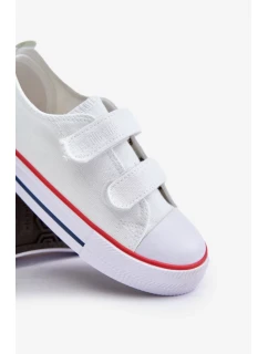 Detské tenisky na suchý zips Big Star White