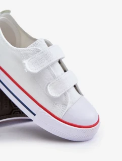 Detské tenisky na suchý zips Big Star White