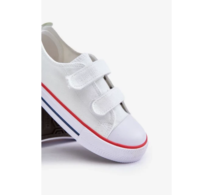 Detské tenisky na suchý zips Big Star White Detské tenisky na suchý zips Big Star White