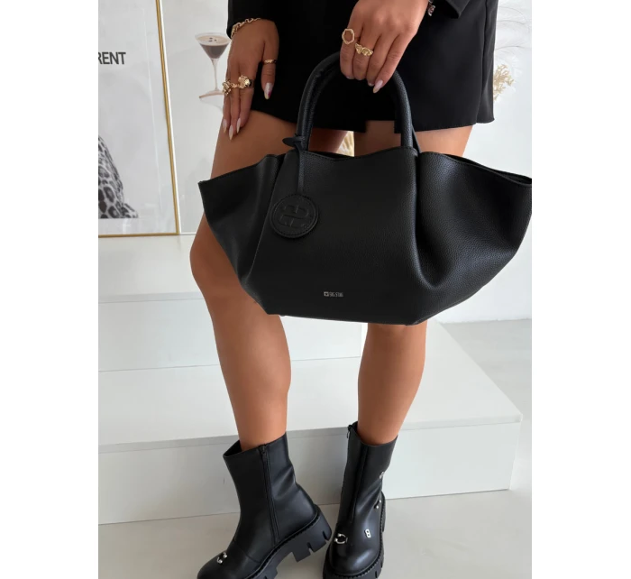 Dámska nákupná taška z ekokože - čierna Big Star Dámska nákupná taška z ekokože - čierna Big Star