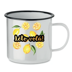 Personalizovaný retro plecháček s ovocem a textem Personalizovaný retro plecháček s ovocem a textem