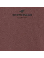 Pánske tričko 4F M2961 tmavohnedé 4FWAW25TTSHM2961 80S pánske