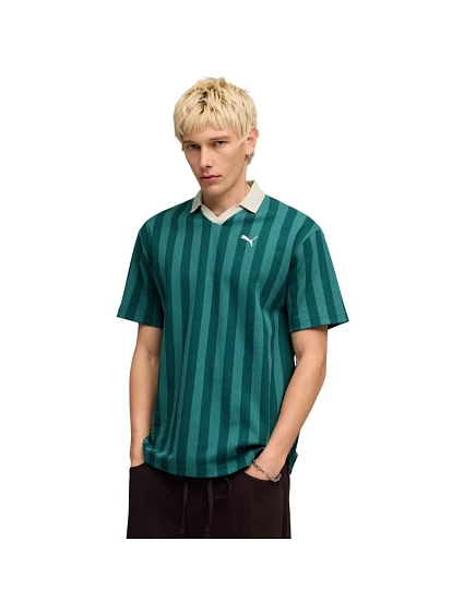 Pánske tričko Puma Class Relaxed Pinnacle Polo, zelené, 692069, veľkosť 41