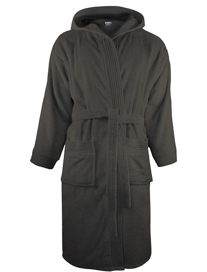 Bathrobe Župan s kapucí anthracite model 22526755 - The One Towelling