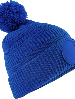 B Pletená čepice Patch 53. bright royal model 22452841 - Beechfield