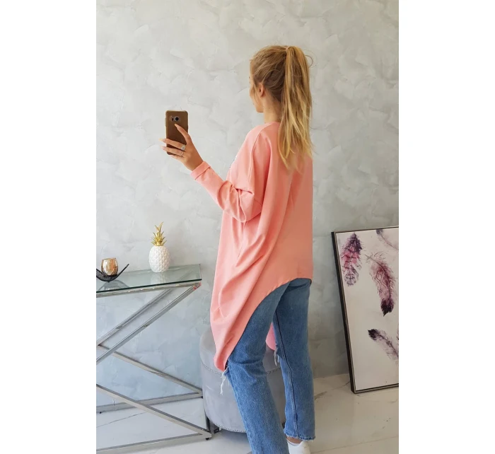 Marhuľová blúzka s potlačou