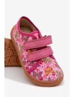 Dětské domácí boty Barefoot  Canvas Růžové model 22007296 - Froddo