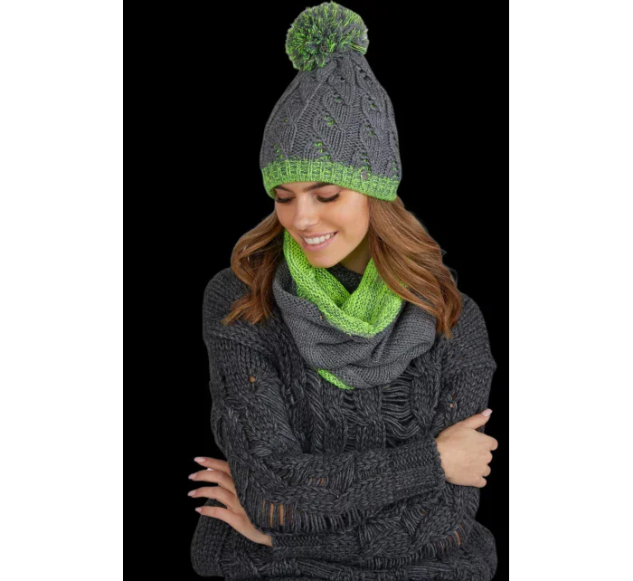 Dámska čiapka K.15.13.06S-2 šedá - Kamea Dámska čiapka K.15.13.06S-2 šedá - Kamea