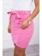 Zavinovacia sukňa 8984 ružová - Kesi