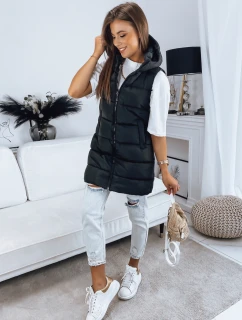 Dámska prešívaná vesta BRITA čierna FashionStreet TY3230