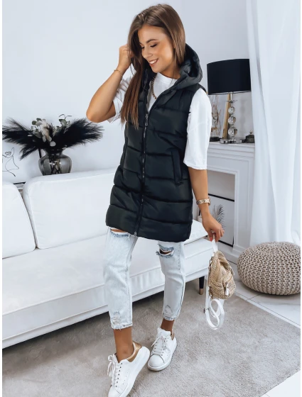 Dámská prošívaná vesta černá Dstreet model 21966262 - FashionStreet Dámská prošívaná vesta černá Dstreet model 21966262 - FashionStreet