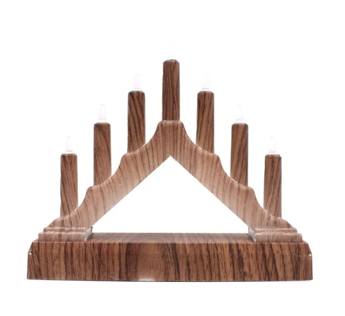 ADVENT CHURCH 15.5x3.2x13.5CM 7 LED napájaných batériami detské