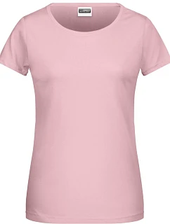 8007 Dámské tričko z bio bavlny model 22415460 soft pink - Daiber