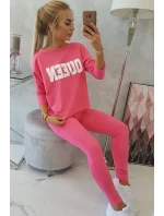 Sada s potiskem Queen fuchsia Sada s potiskem Queen fuchsia