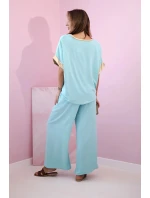 Viskózová súprava so zlatým lemovaním mincovne