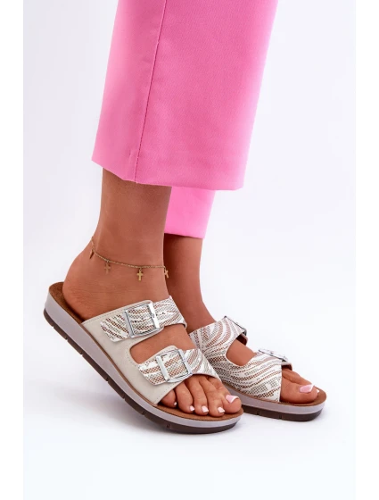 Pohodlné Dámské Žabky S  Béžové model 21664595 - Inblu