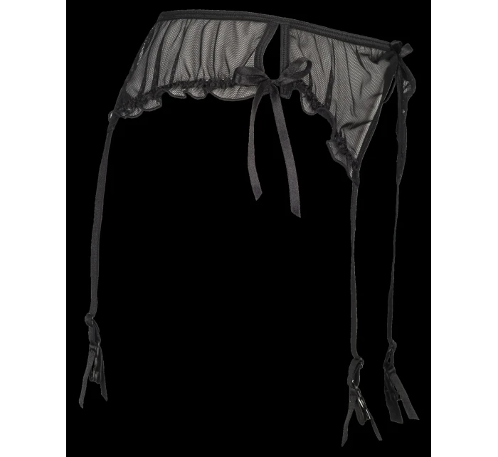 Podväzkový pás Plus Size V-8752 čierna - Axami