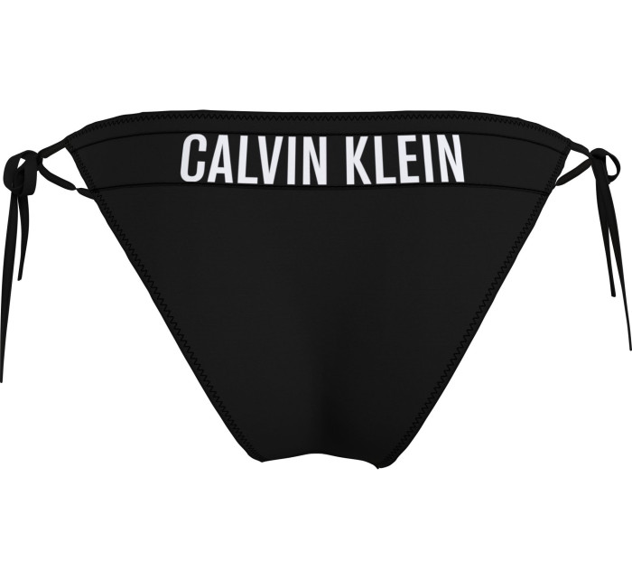 Dámske plavky Spodný diel plaviek STRING SIDE TIE CHEEKY BIKINI KW0KW01858BEH - Calvin Klein