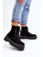 Dámske členkové topánky M532-1 model 190537 Black - ERYNN