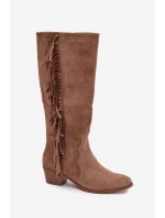 Topánky na podpätku model 223001 Krok v štýle