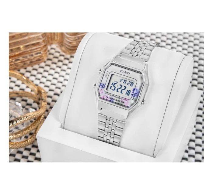 Dámske hodinky CASIO LA680WA-4CDF + BOX Dámske hodinky CASIO LA680WA-4CDF + BOX