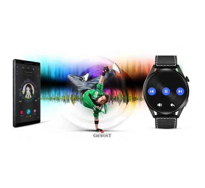 Chytré hodinky Vertex Leather model 21804817 - Giewont Chytré hodinky Vertex Leather model 21804817 - Giewont