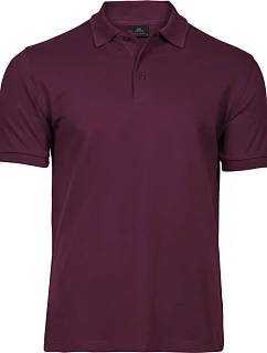 TJ Pánské luxusní těžké strečové piqué polo 18. wine model 22501007 - Tee Jays