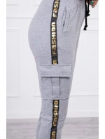 Šedé model 18743724 kalhoty - K-Fashion Šedé model 18743724 kalhoty - K-Fashion