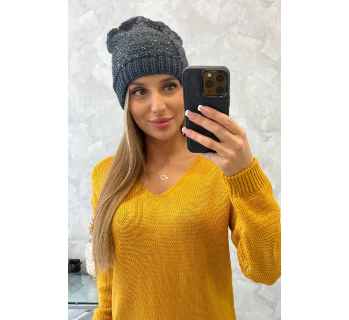 Dámská čepice model 18752237 - K-Fashion Dámská čepice model 18752237 - K-Fashion