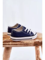 Dziecięce Trampki Klasyczne Granatowe Filemon Dziecięce Trampki Klasyczne Granatowe Filemon