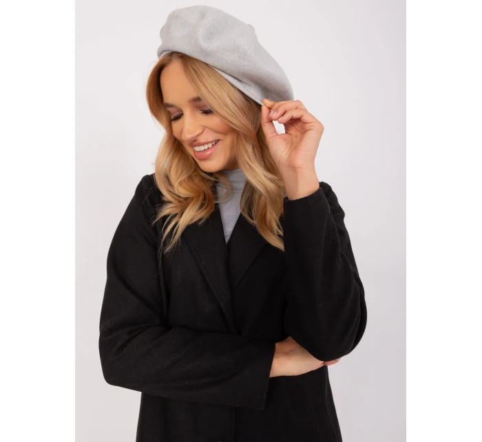 Czapka AT CZ model 18949308 jasny szary - FPrice