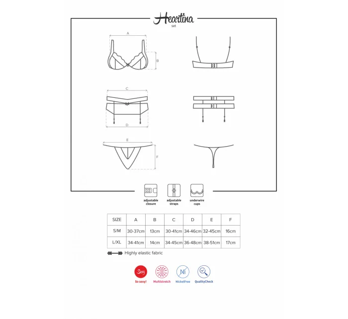 Set Heartina set - Obsessive