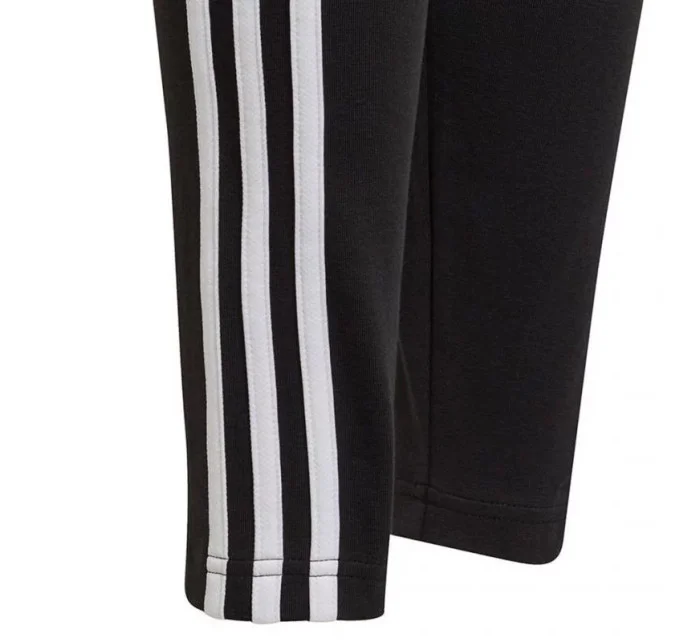 Dievčenské legíny Essentials 3 Stripes GN4046 Black and White - Adidas