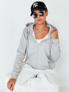 Dámska mikina VICTORIA svetlo sivá BY0228