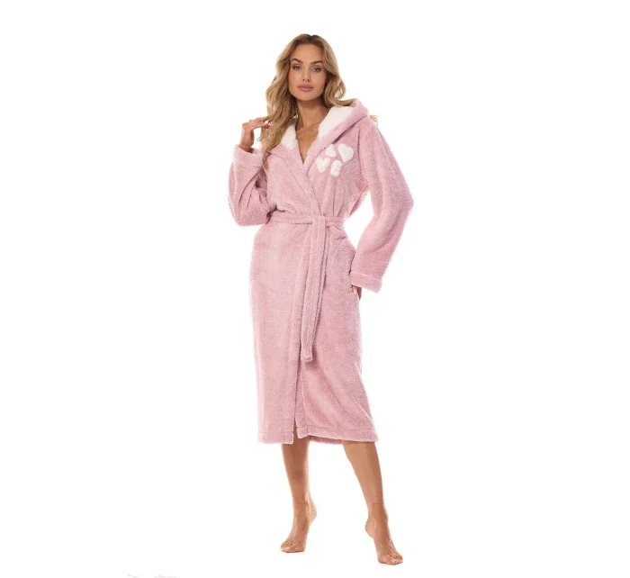 L&L 2410 LV dlhý S-XL dámsky župan L&L 2410 LV dlhý S-XL dámsky župan