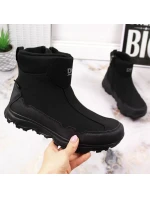 DK Jr model 21787601 nepromokavé zateplené sněhové boty černé - Inny