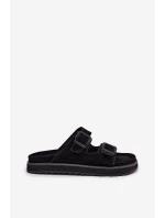 Dámské Zamszové Klapky S  Černé model 21694692 - D.Franklin