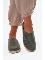 Domácí obuv dámské pantofle model 21714528 zelené - Inblu
